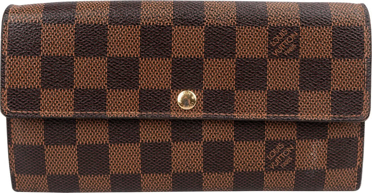 Louis Vuitton Louis Vuitton Monogram Damier Ebene Canvas Sarah Wallet