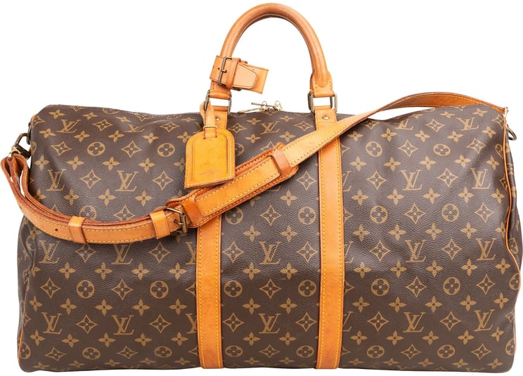 Louis Vuitton Louis Vuitton Monogram Canvas Keepall 55 Bandoulière Travel Bag