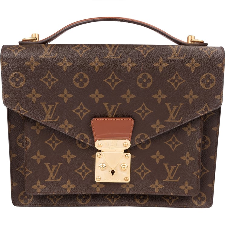 Louis Vuitton Louis Vuitton Monogram Canvas Monceau Handbag