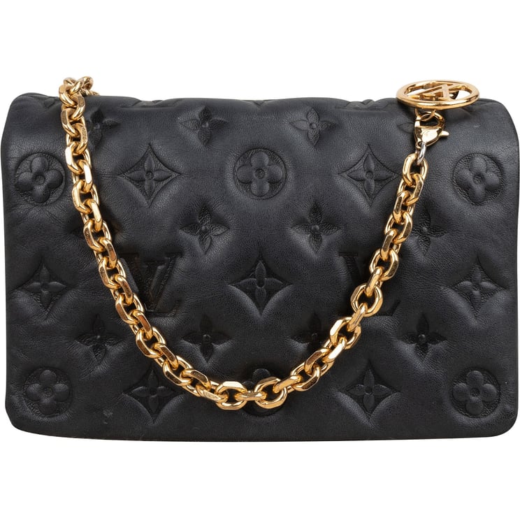 Louis Vuitton Louis Vuitton Bubblegram Monogram Lambskin Coussin Pochette Accessoires Crossbody Bag M80742