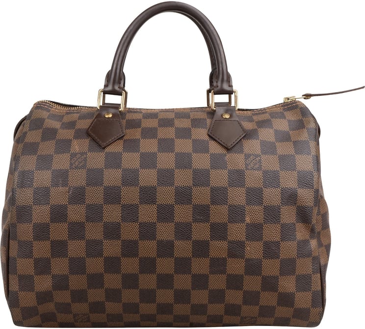 Louis Vuitton Louis Vuitton Monogram Damier Ebene Canvas Speedy 30 Handbag