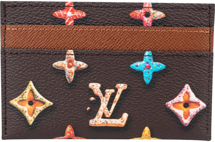 Louis Vuitton Louis Vuitton Monogram Chocolate Donut Double Card Holder Wallet