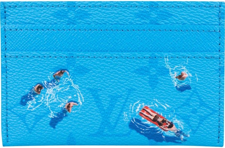 Louis Vuitton Louis Vuitton Monogram Summer Pool Double Card Holder Wallet