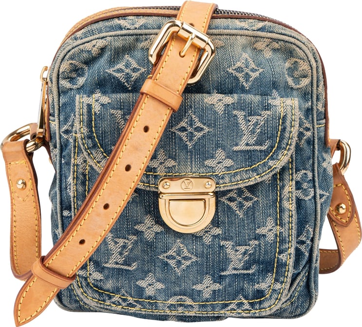 Louis Vuitton Louis Vuitton Monogram Denim Camera Crossbody Bag