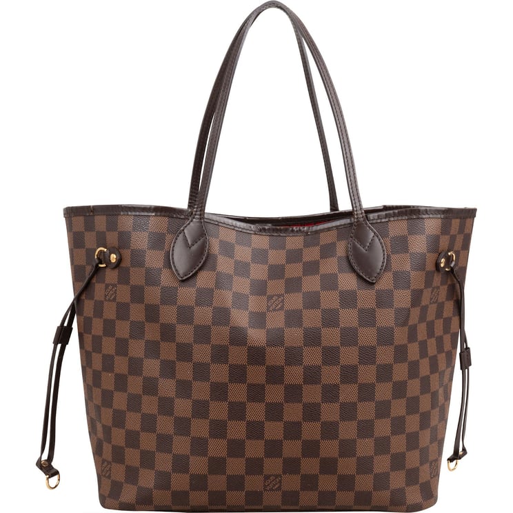 Louis Vuitton Louis Vuitton Monogram Damier Ebene Canvas Neverfull MM Shoulder Bag