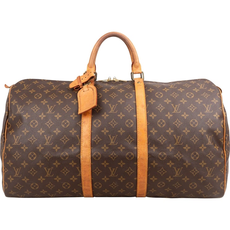 Louis Vuitton Louis Vuitton Monogram Canvas Keepall 55 Travel Bag