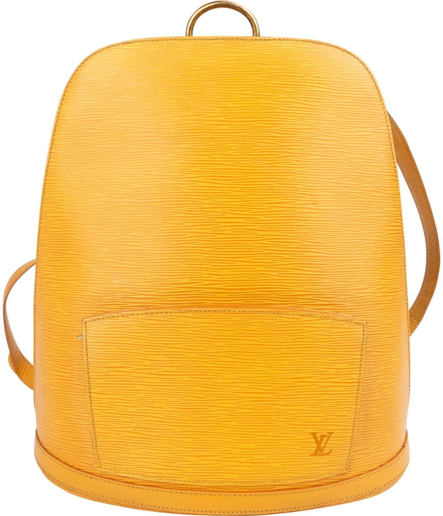 Louis Vuitton Louis Vuitton Yellow Epi Leather Gobelins Backpack