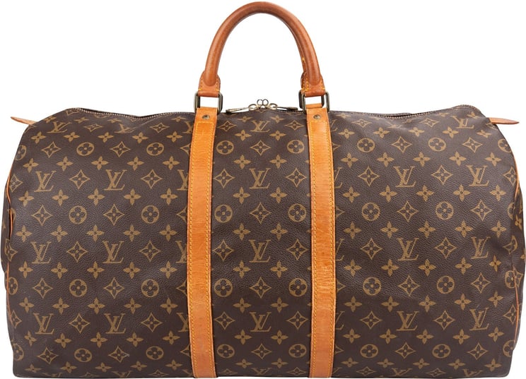 Louis Vuitton Louis Vuitton Monogram Canvas Keepall 55 Travel Bag