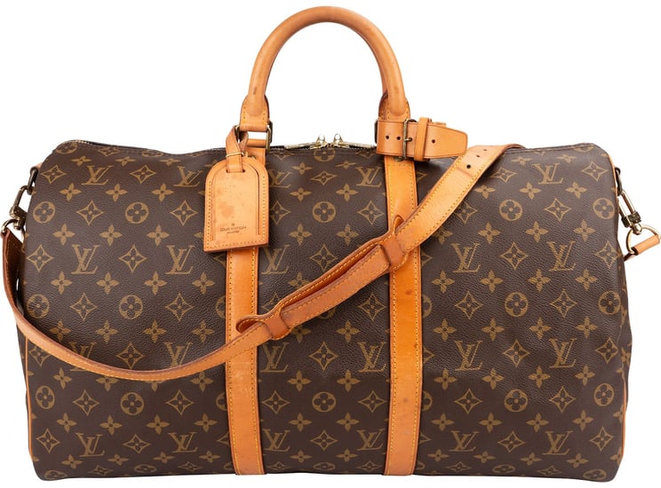 Louis Vuitton Louis Vuitton Monogram Canvas Keepall 50 Bandoulière Travel Bag