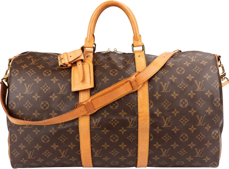 Louis Vuitton Louis Vuitton Monogram Canvas Keepall 50 Bandoulière Travel Bag