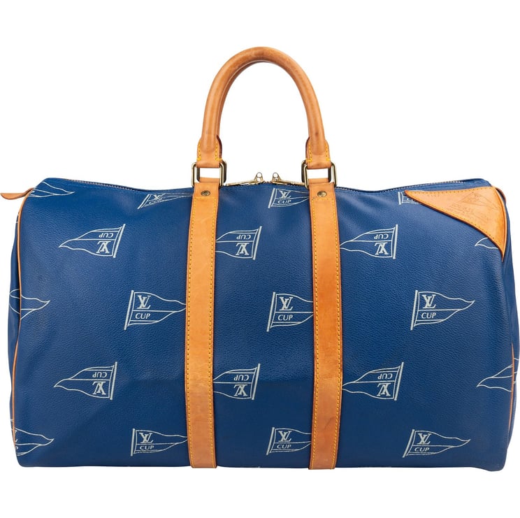 Louis Vuitton Louis Vuitton Limited America`s Cup #1167 Keepall 45 Travel Bag