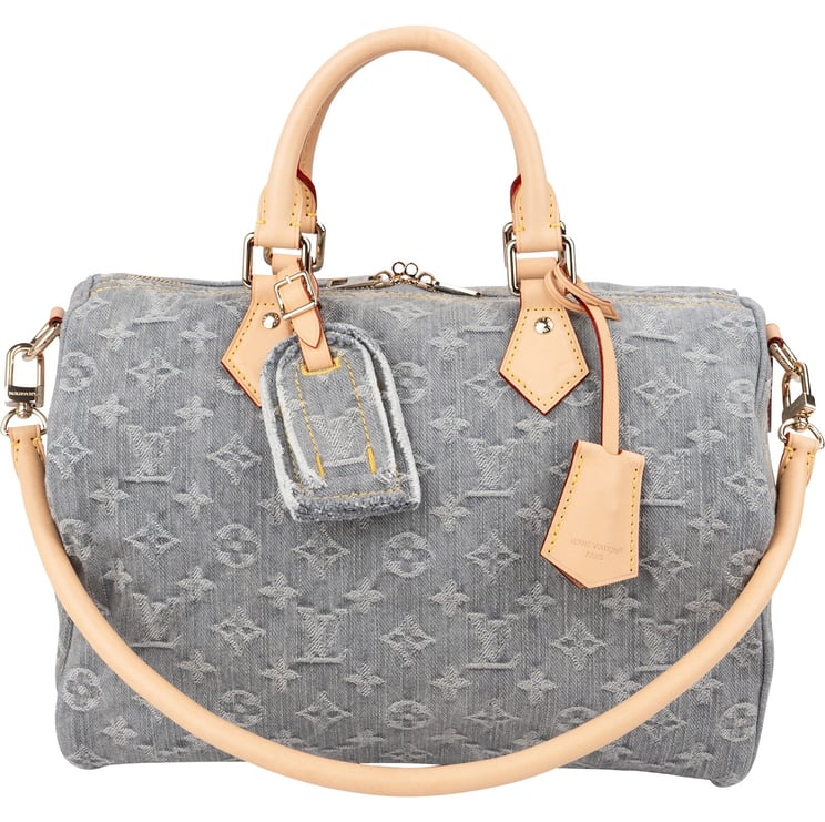 Louis Vuitton Louis Vuitton Monogram Denim Speedy 30 Bandoulière Handbag