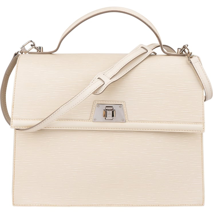 Louis Vuitton Louis Vuitton Ivory Epi Leather Sevigne GM Handbag