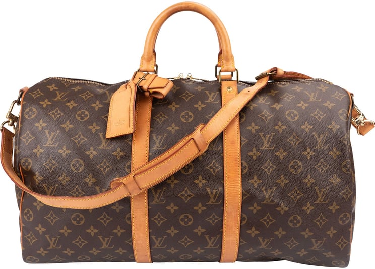Louis Vuitton Louis Vuitton Monogram Canvas Keepall 50 Bandoulière Travel Bag