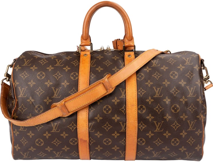 Louis Vuitton Louis Vuitton Monogram Canvas Keepall 50 Bandoulière Travel Bag