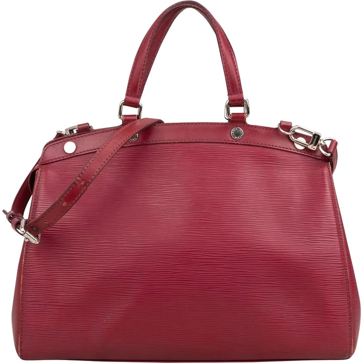 Louis Vuitton Louis Vuitton Pink Epi Leather Brea MM Handbag