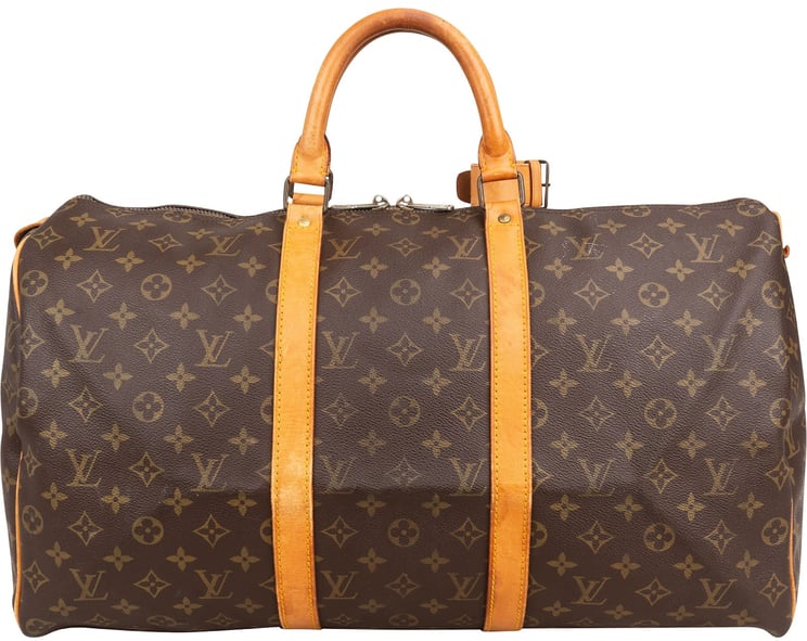 Louis Vuitton Louis Vuitton Monogram Canvas Keepall 50 Travel Bag