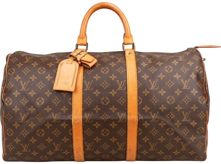 Louis Vuitton Louis Vuitton Monogram Canvas Keepall 50 Travel Bag