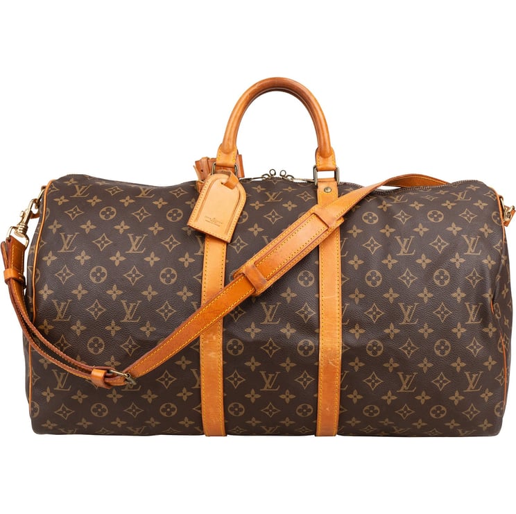 Louis Vuitton Louis Vuitton Monogram Canvas Keepall 55 Bandoulière Travel Bag