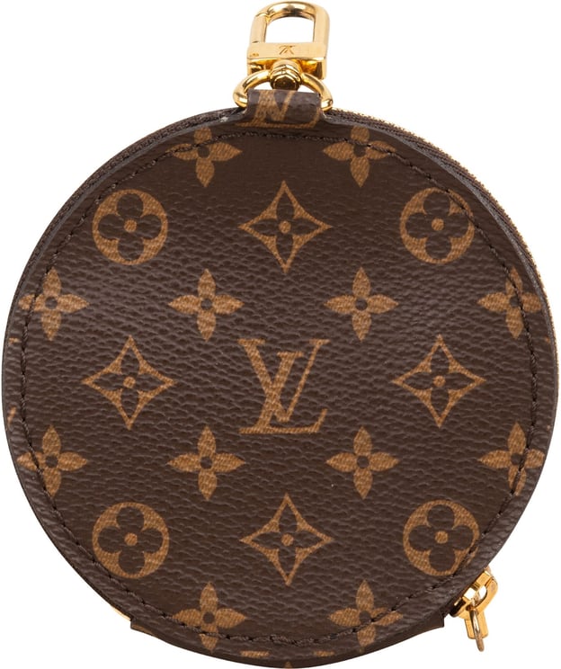 Louis Vuitton Louis Vuitton Monogram Canvas Round Coin Purse Wallet Bag Charm