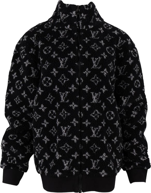 Louis Vuitton Louis Vuitton Monogram Fleece Teddy Zip Jacket (L)