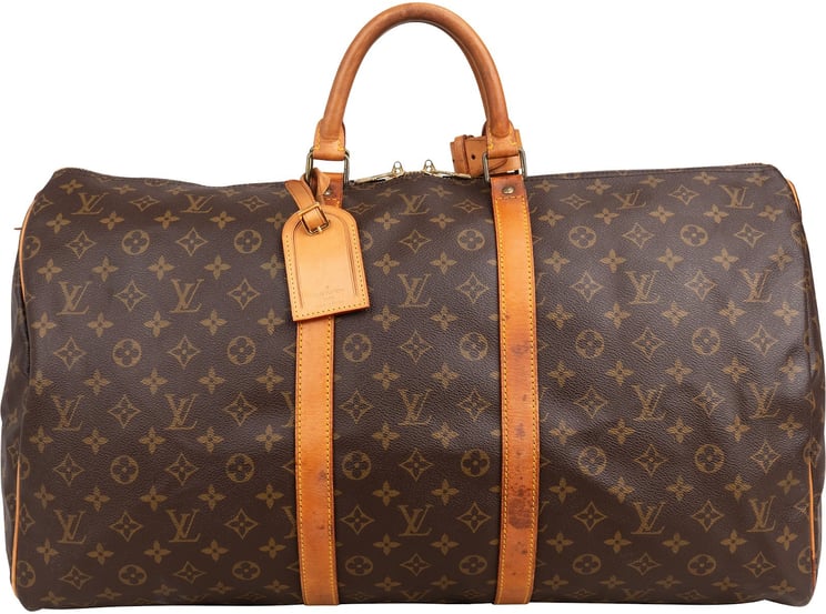 Louis Vuitton Louis Vuitton Monogram Canvas Keepall 55 Travel Bag