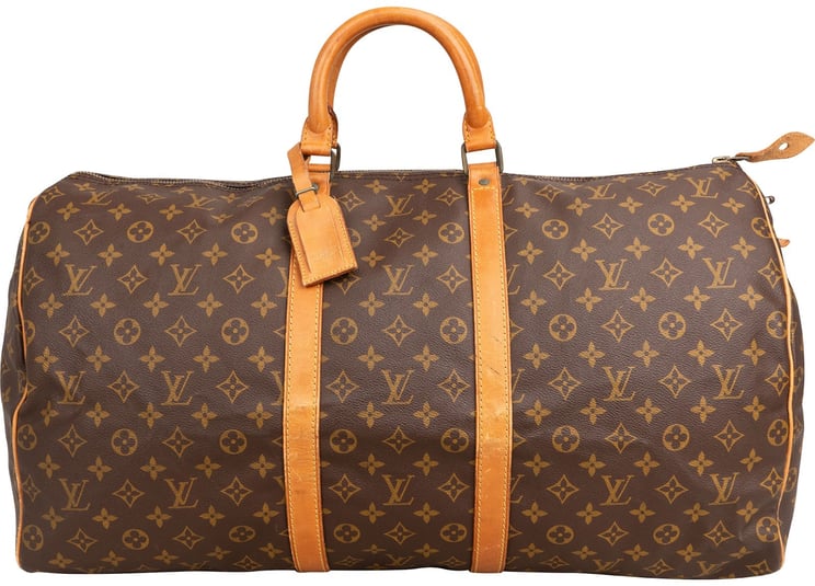 Louis Vuitton Louis Vuitton Monogram Canvas Keepall 55 Travel Bag