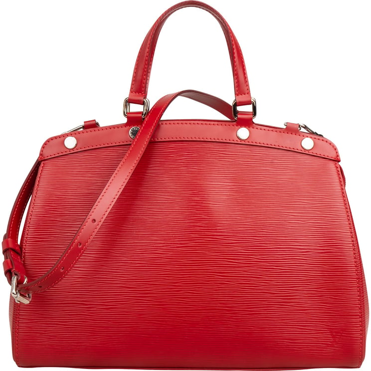 Louis Vuitton Louis Vuitton Red Epi Leather Brea MM Handbag