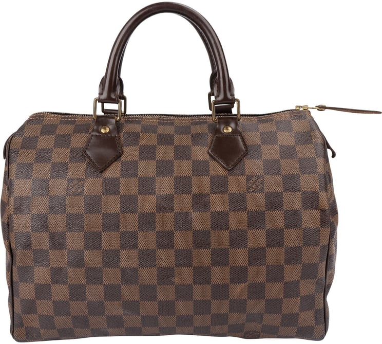 Louis Vuitton Louis Vuitton Monogram Damier Ebene Canvas Speedy 30 Handbag