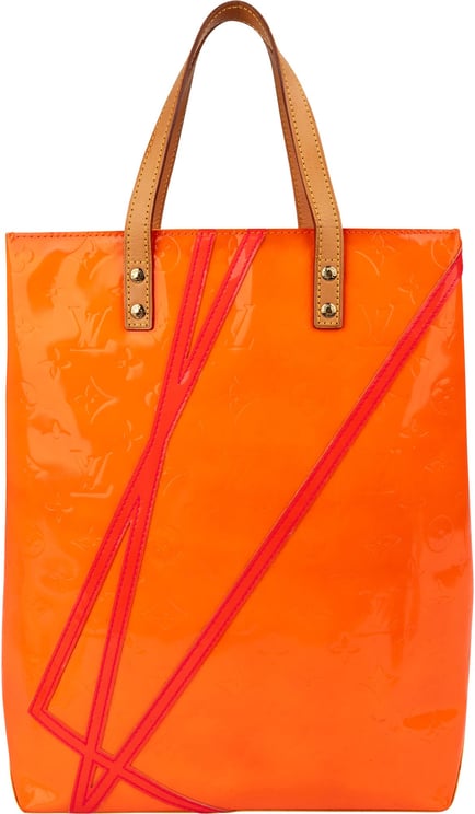 Louis Vuitton Louis Vuitton x Robert Wilson Monogram Vernis Leather Reade GM Handbag