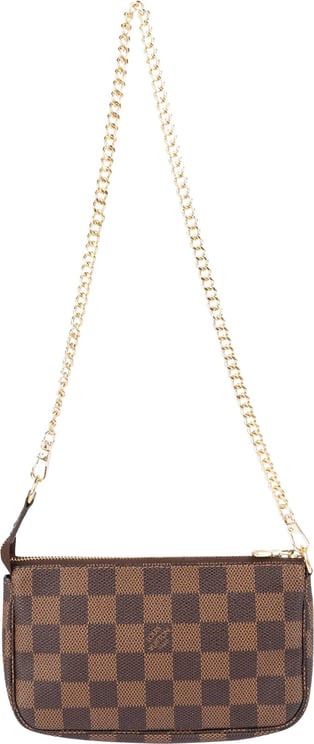 Louis Vuitton Louis Vuitton Monogram Damier Ebene Mini Pochette Accessoires Shoulder Bag