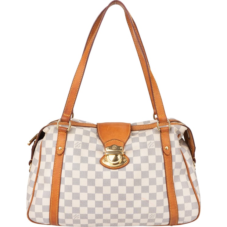 Louis Vuitton Louis Vuitton Damier Ebene Monogram Stresa PM Shoulder Bag