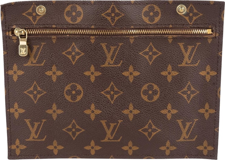 Louis Vuitton Louis Vuitton Canvas Monogram Randonnee Clip Clutch