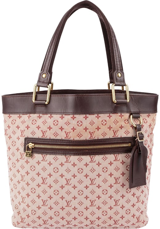 Louis Vuitton Louis Vuitton Monogram Mini Lin Canvas Lucille Handbag
