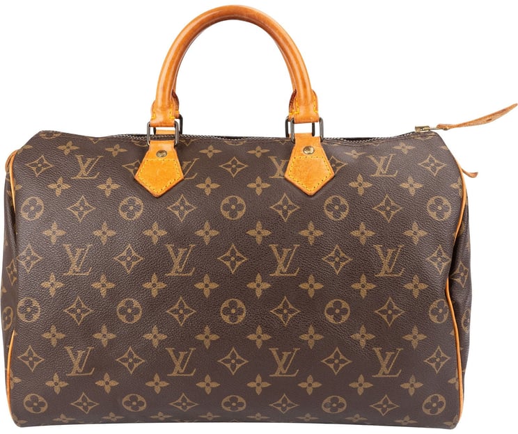 Louis Vuitton Louis Vuitton Monogram Canvas Speedy 35 Handbag