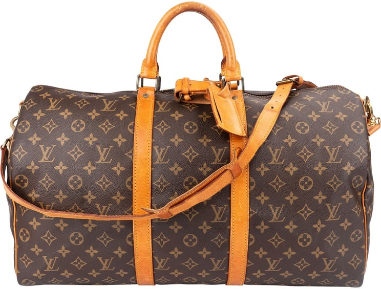 Louis Vuitton Louis Vuitton Monogram Canvas Keepall 50 Bandoulière Travel Bag