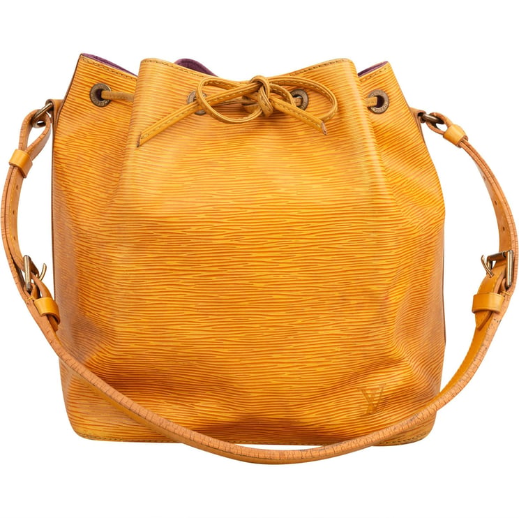 Louis Vuitton Louis Vuitton Yellow Epi Leather Sac Noé Petit Shoulder Bag