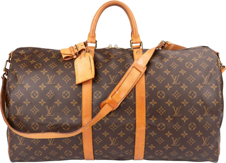 Louis Vuitton Louis Vuitton Monogram Canvas Keepall 55 Bandoulière Travel Bag