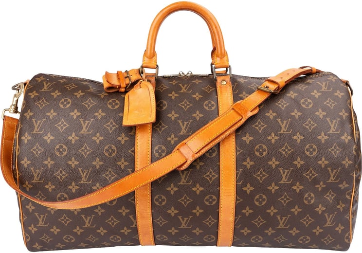 Louis Vuitton Louis Vuitton Monogram Canvas Keepall 55 Bandoulière Travel Bag