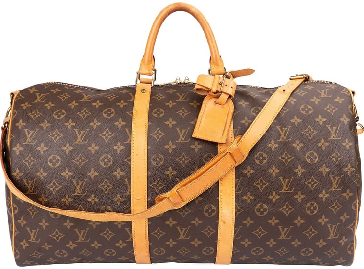 Louis Vuitton Louis Vuitton Monogram Canvas Keepall 55 Bandoulière Travel Bag