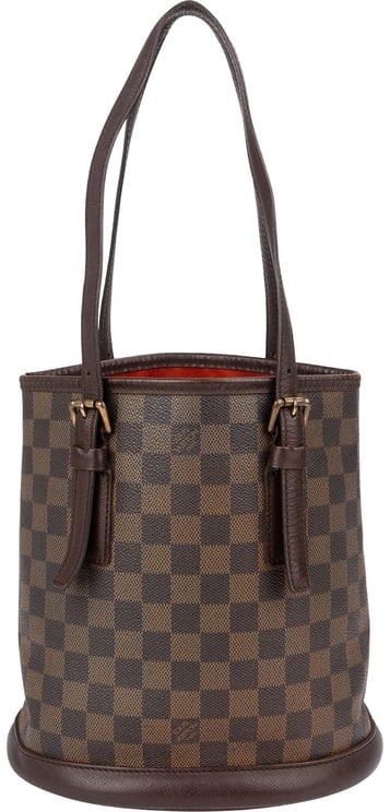 Louis Vuitton Louis Vuitton Monogram Damier Ebene Marias Bucket PM Shoulder Bag