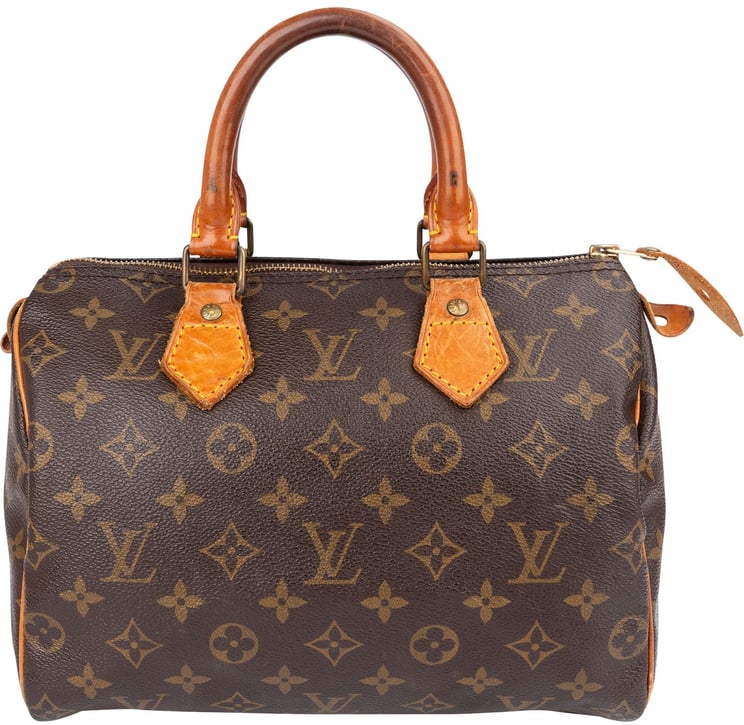 Louis Vuitton Louis Vuitton Monogram Canvas Speedy 25 Handbag