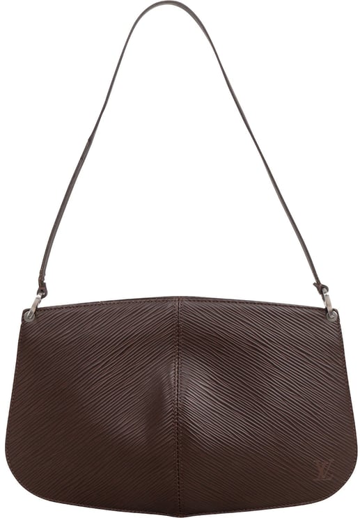 Louis Vuitton Louis Vuitton Brun Epi Leather Demi Lune Shoulder Bag