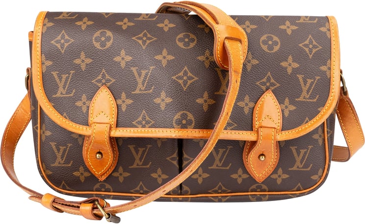 Louis Vuitton Louis Vuitton Canvas Monogram Gibeciere MM Crossbody Bag