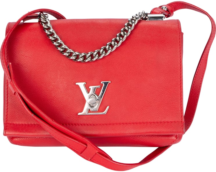 Louis Vuitton Louis Vuitton Lockme BB Red Leather Crossbody Bag