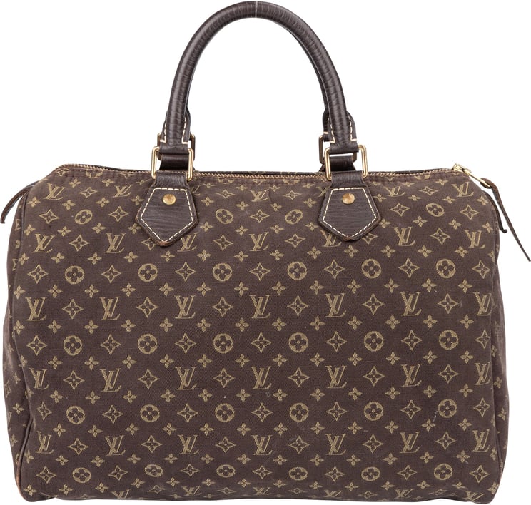 Louis Vuitton Louis Vuitton Mini Lin Monogram Speedy 30 Handbag