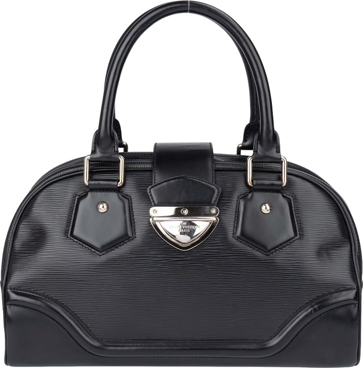 Louis Vuitton Louis Vuitton Noir Epi Leather Montaigne GM Handbag
