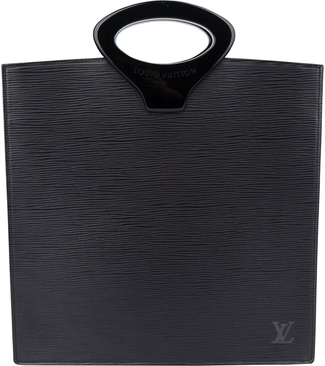 Louis Vuitton Louis Vuitton Noir Epi Leather Ombre Handbag
