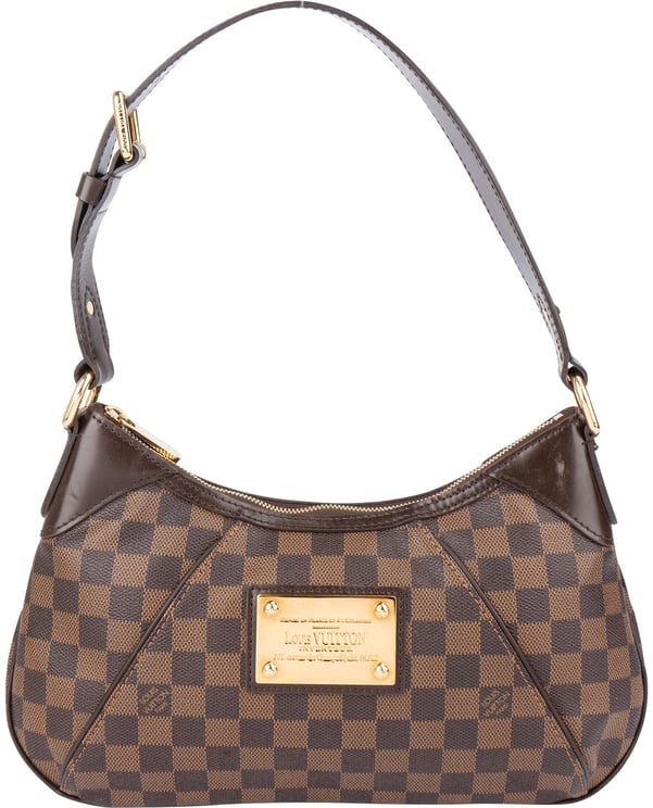 Louis Vuitton Louis Vuitton Damier Ebene Monogram Thames PM Shoulder Bag