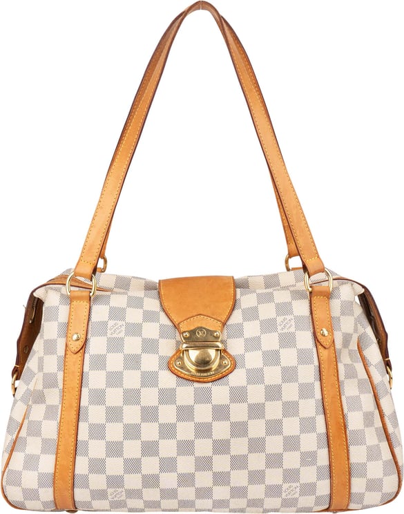 Louis Vuitton Louis Vuitton Damier Azur Monogram Stresa PM Shoulder Bag